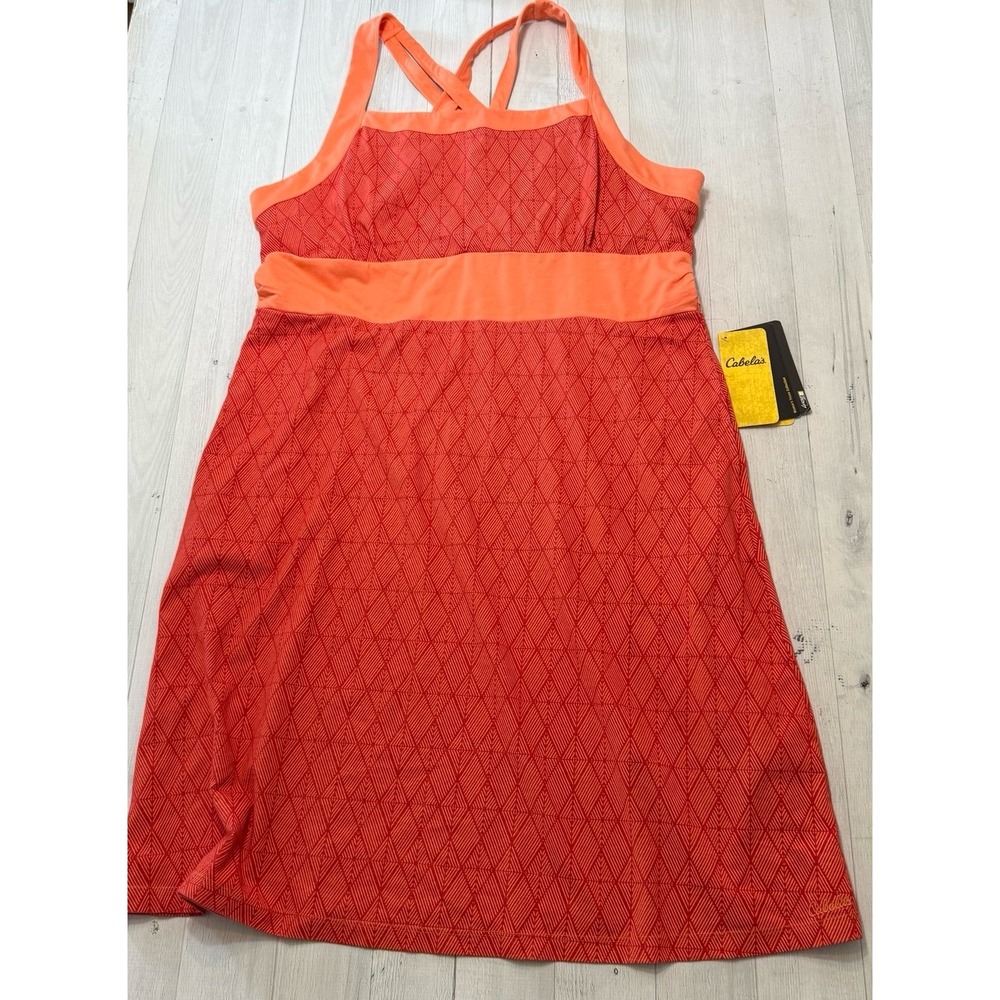 Cabela's women's triune Collection UPF dress XL NEW with tags